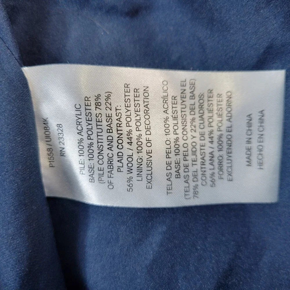 Pendleton Sherpa Full Zip Jacket Women Small Pockets Barn Coat Chore Cottagecore - Picture 12 of 16